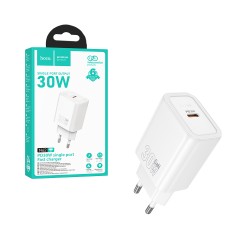 Hoco Adapter N62 Gentle PD30W Type-C White